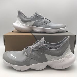 Nike Free RN 5.0 Wolf Grey/White Running Shoes